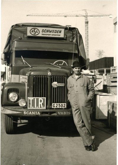 Arne framför Scania